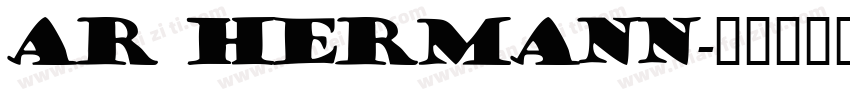 AR HERMANN字体转换